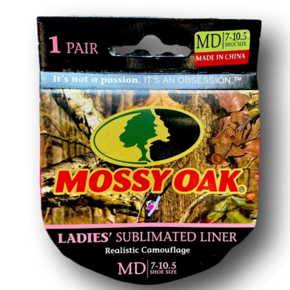 3/$20 Mossy Oak Pink Camouflage Sublimated Liner Socks - NWT - Picture 2 of 4